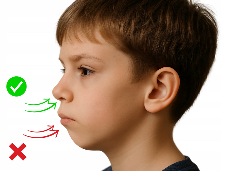 Dlaczego oddychanie przez nos u dzieci jest kluczowe dla prawidłowego rozwoju twarzo-szczęki