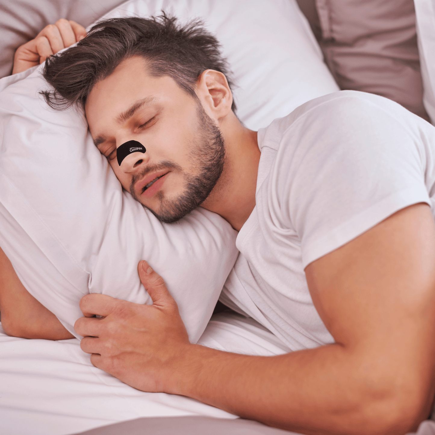 Plastry na nos marki GoodNite, Lepsze łatwiejsze oddychanie przez nos dzięki GoodNite, do spania, na noc, przeciw chrapaniu, do sportu, na lepsze oddychanie, do poprawy oddechu