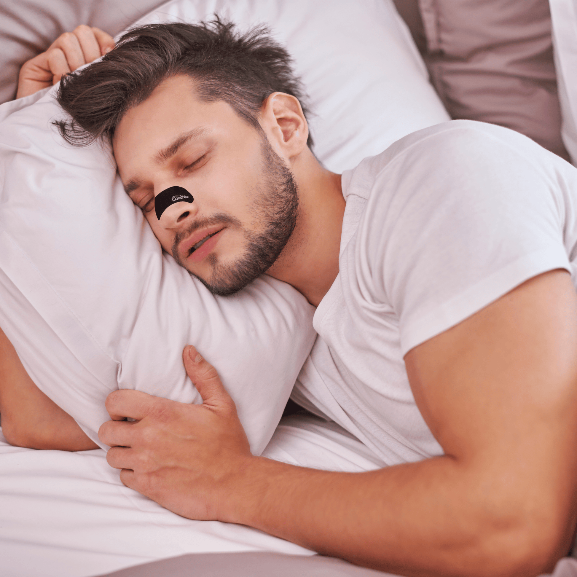 Plastry na nos marki GoodNite, Lepsze łatwiejsze oddychanie przez nos dzięki GoodNite, do spania, na noc, przeciw chrapaniu, do sportu, na lepsze oddychanie, do poprawy oddechu